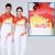 Áo thun cổ trụ – pha màu đỏ 1