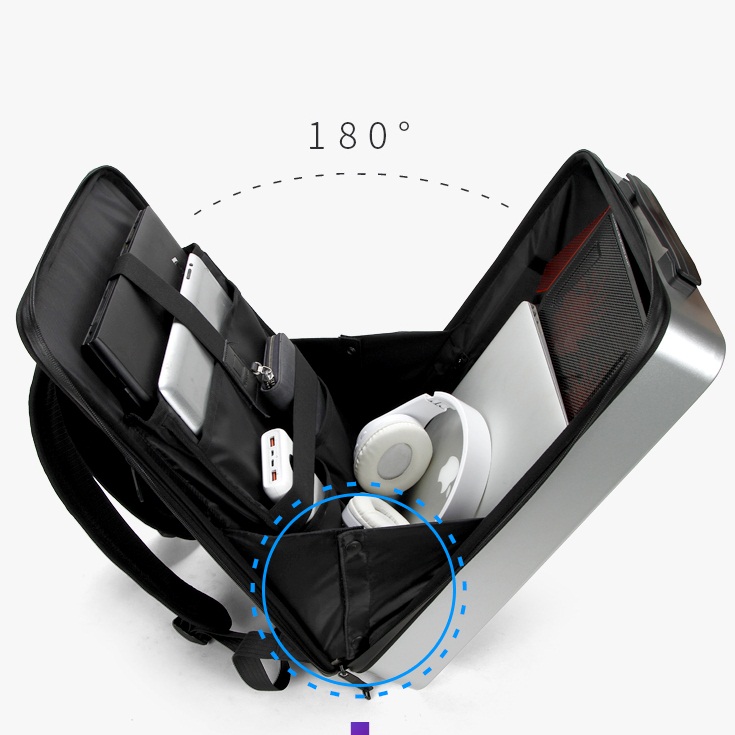 Balo – Kiểu vali có sạc pin in logo theo yêu cầu