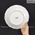 DĨA SỨ TRÒN MẪU ĐƠN VIỀN BẠC 18CM