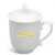 Ca trà 0.30 L – Mẫu Đơn – Trắng – Ly sứ Minh Long