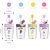 Ly nhựa LocknLock Dream Catcher 520ml có nắp đậy ống hút – Màu vàng