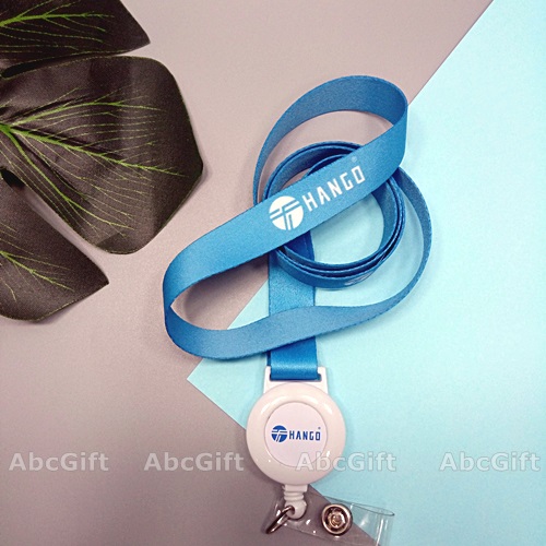 Quà tặng khai trương dây đeo thẻ in logo cho công ty Hango