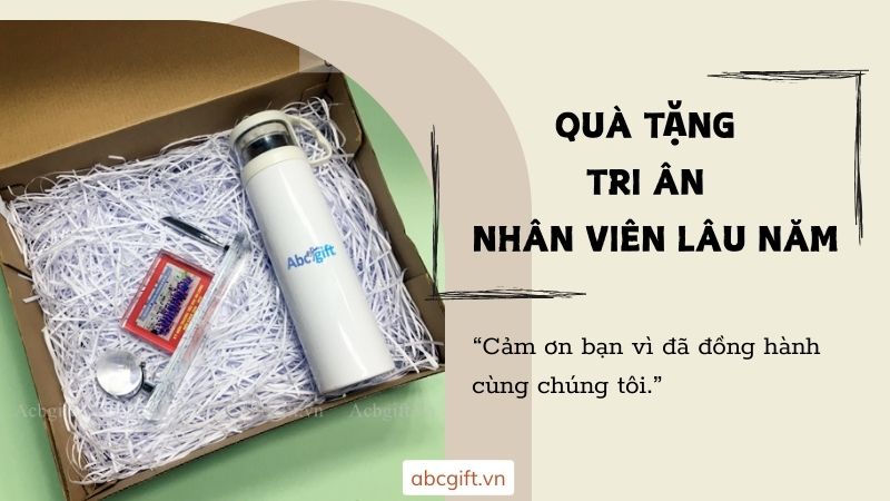 Quà tặng Bình giữ nhiệt in ấn theo yêu cầu