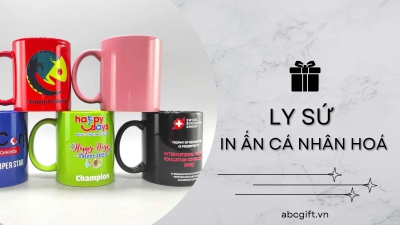 Quà Tặng Ly Sứ In Hoạ Tiết Cá Nhân Hoá Dành Cho Khách Nước Ngoài
