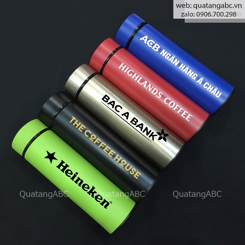 Bình giữ nhiệt in logo- quà tặng sự kiện phổ biến Bình giữ nhiệt in logo- quà tặng sự kiện phổ biến