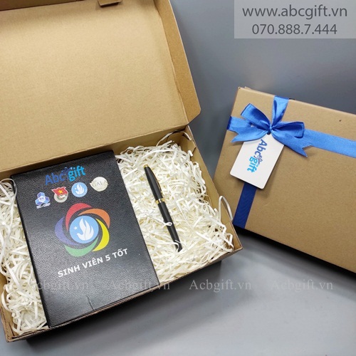 Bộ quà tặng – Giftset 2 món: Sổ tay và Bút bi