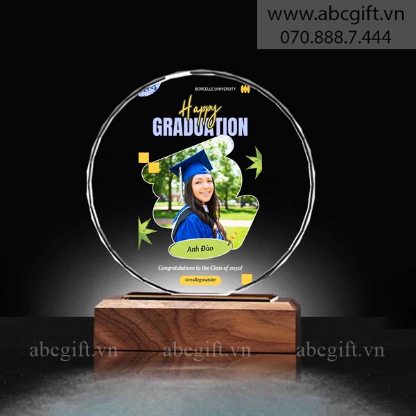 Quy trình đặt kỷ niệm chương pha lê sự kiện tại ABC Gift