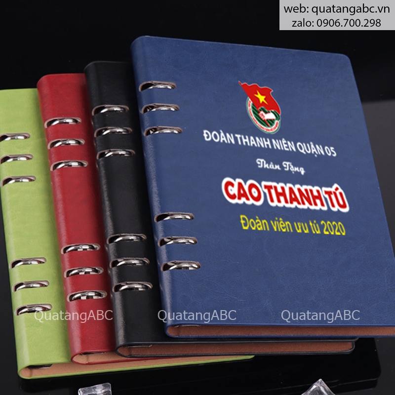 Sổ tay bìa da - quà sự kiện giá rẻ Sổ tay bìa da - quà sự kiện giá rẻ