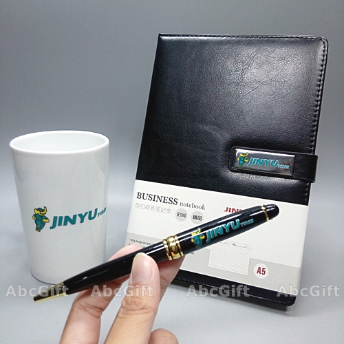 Sổ tay doanh nghiệp kết hợp bút ký và ly sứ cao cấp