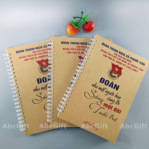 Sổ tay giấy kraft - quà tặng quảng cáo mang tính thân thiện với môi trường