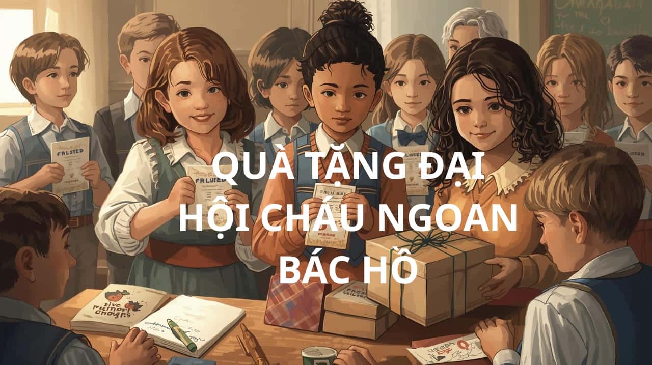 QUÀ TẶNG ĐẠI HỘI CHÁU NGOAN BÁC HỒ