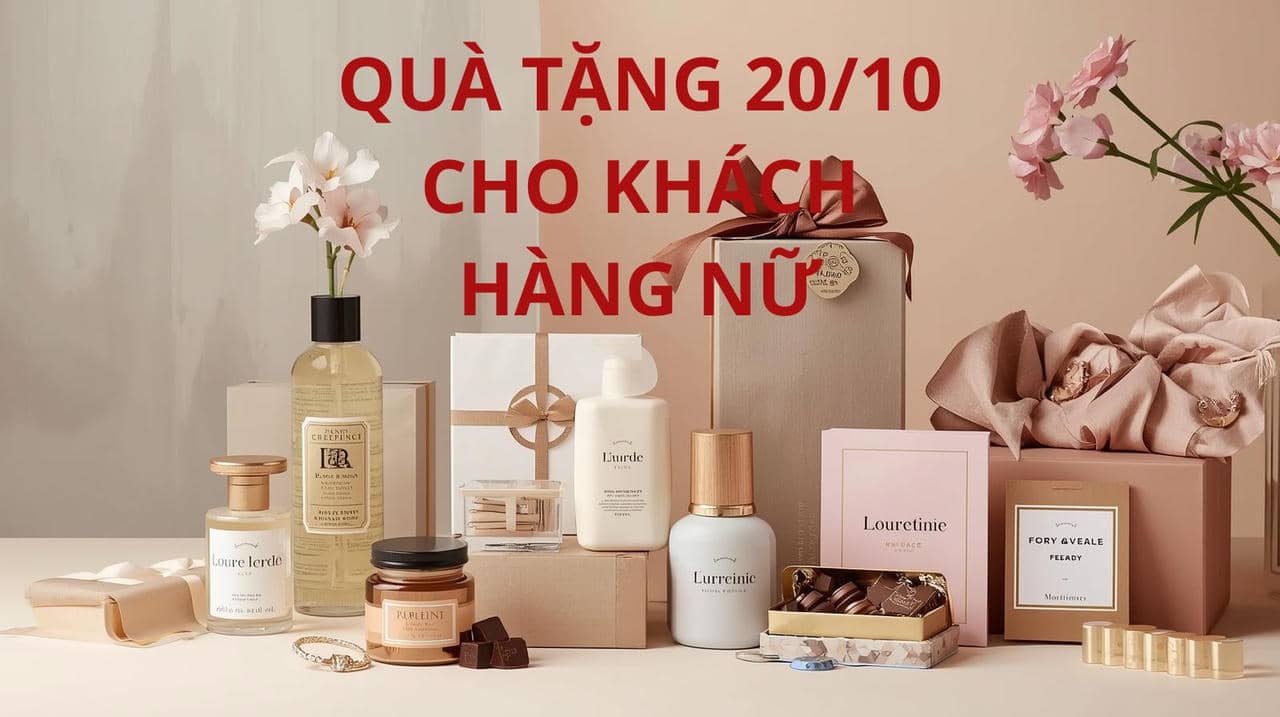 QUÀ TẶNG 20/10 CHO KHÁCH HÀNG NỮ