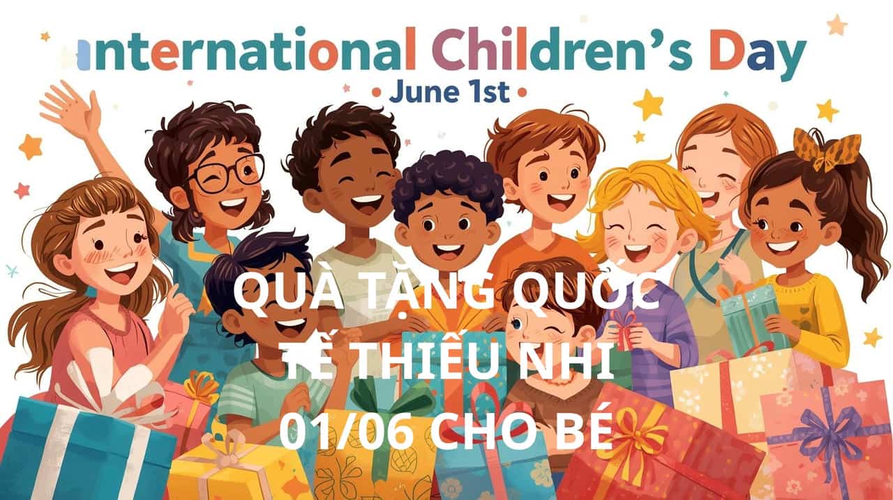 QUÀ TẶNG QUỐC TẾ THIẾU NHI 01/06 CHO BÉ