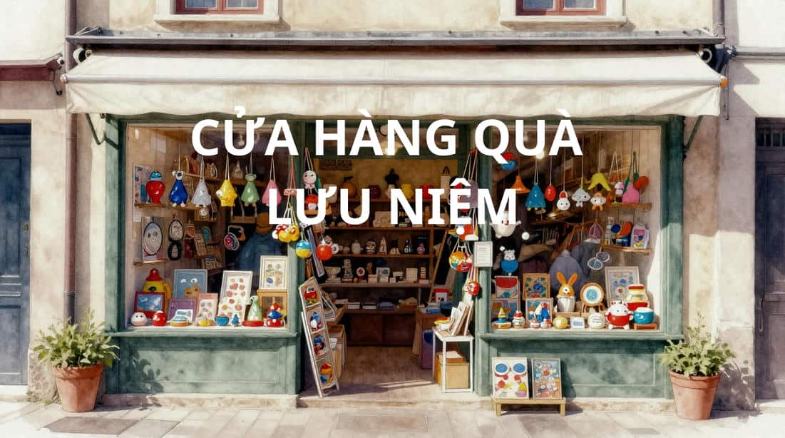 CỬA HÀNG QUÀ LƯU NIỆM