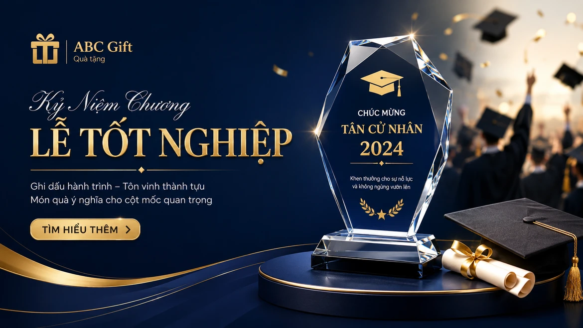 Banner kỷ niệm chương lễ tốt nghiệp